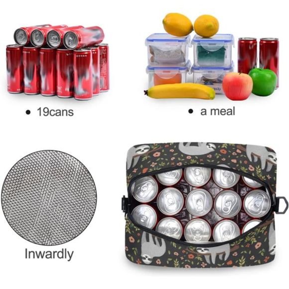 LUNCH Bags for Women Men, Reusable Insulated Lunch Box - Picture 4 of 6